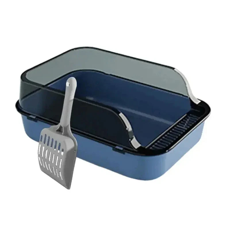 Semi Enclosed Cat Litter Box – Privacy and Odor Control for Cats