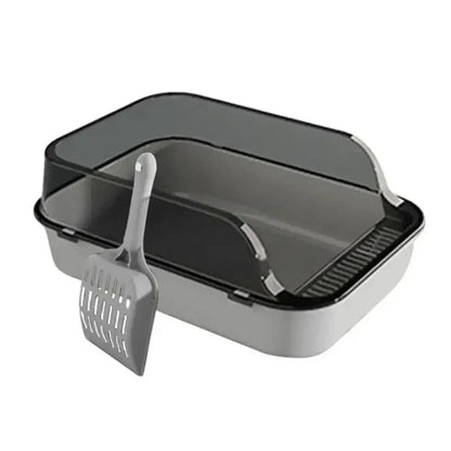 Semi Enclosed Cat Litter Box – Privacy and Odor Control for Cats