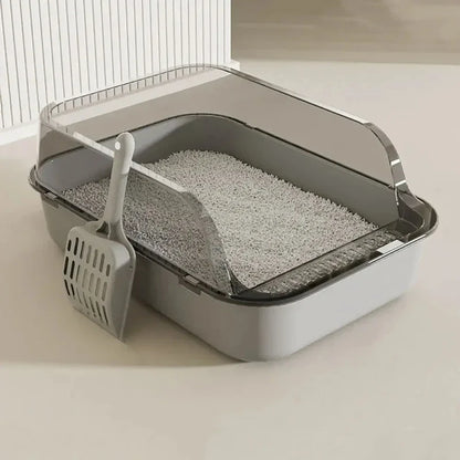 Semi Enclosed Cat Litter Box – Privacy and Odor Control for Cats